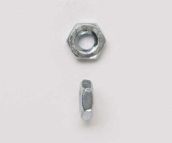 14HMSNZJ HEX MACHINE SCREW NUT ZINC 1/4-20